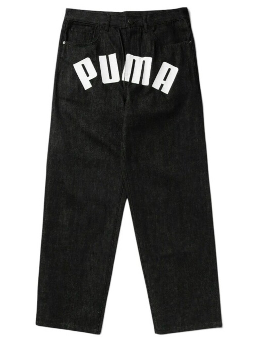 PUMA x Asap A$AP Rocky  Printed Denim Pants Black Jeans 633396 01 Men's Size 38
